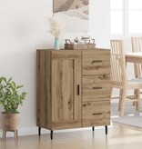 VidaXL Dressoir met lade Artisan Eiken 69,5 x 34 x 90 cm