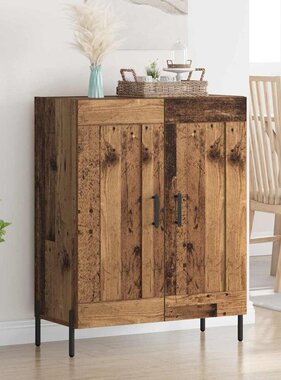 VidaXL Dressoir Oud Hout 69,5 x 34 x 90 cm Gemonteerd hout en ijzer