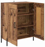 VidaXL Dressoir Oud Hout 69,5 x 34 x 90 cm Gemonteerd hout en ijzer