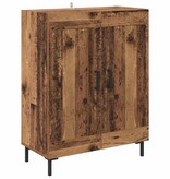 VidaXL Dressoir Oud Hout 69,5 x 34 x 90 cm Gemonteerd hout en ijzer