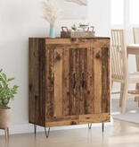 VidaXL Dressoir Oud Hout 69,5 x 34 x 90 cm Gemonteerd hout en ijzer