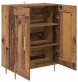 VidaXL Dressoir Oud Hout 69,5 x 34 x 90 cm Gemonteerd hout en ijzer