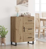 VidaXL Dressoir met lade Artisan Eiken 69,5 x 34 x 90 cm