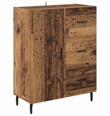VidaXL Dressoir Oud Hout 69,5 x 34 x 90 cm Gemonteerd hout en ijzer