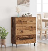 VidaXL Dressoir Oud Hout 69,5 x 34 x 90 cm Gemonteerd hout en ijzer