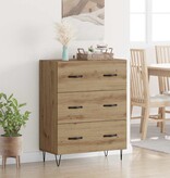 VidaXL Dressoir met lade Artisan Eiken 69,5 x 34 x 90 cm
