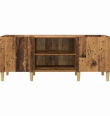 VidaXL Platenkast Oud Hout 121 x 38 x 48 cm Bewerkt hout