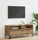 VidaXL TV-kast met lade Artisan Eiken 100 x 34,5 x 44,5 cm