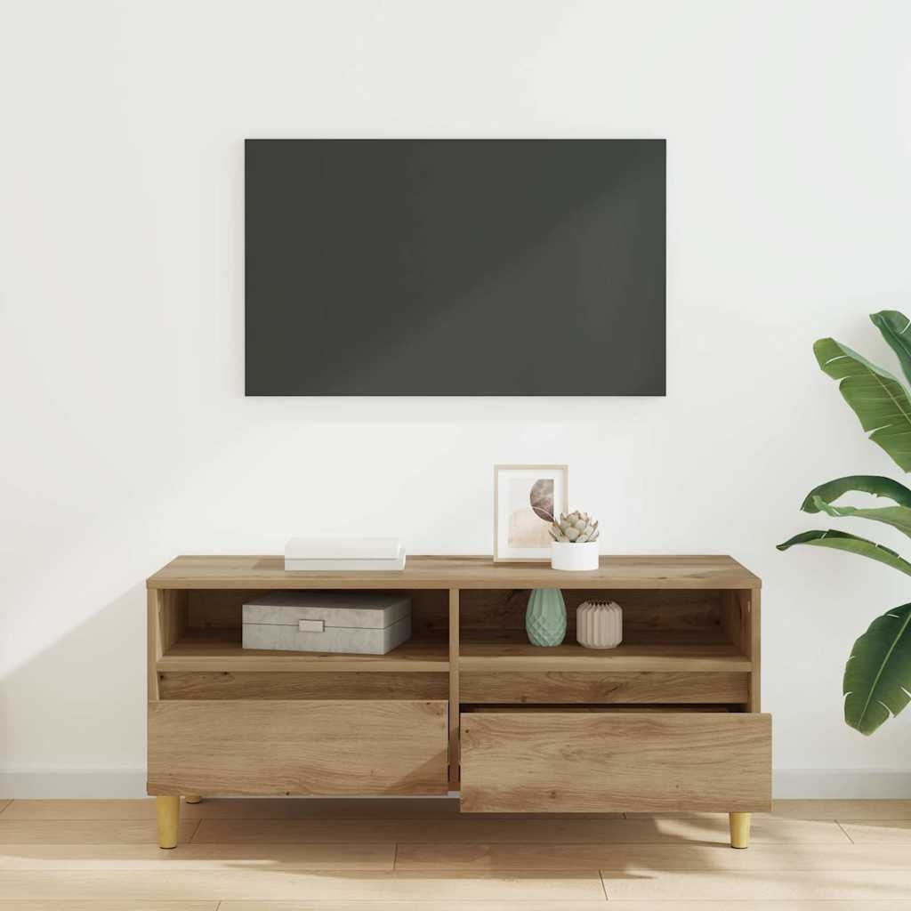 VidaXL TV-kast Artisan Eiken 100 x 34,5 x 44,5 cm Bewerkt hout