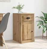 VidaXL Bijzetkast Artisan Eiken 40 x 50 x 75 cm Bewerkt hout
