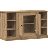VidaXL Dressoir Artisan Eiken 100 x 35,5 x 60 cm Bewerkt hout
