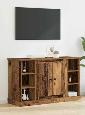 VidaXL Dressoir Oud Hout 100 x 35,5 x 60 cm Bewerkt hout