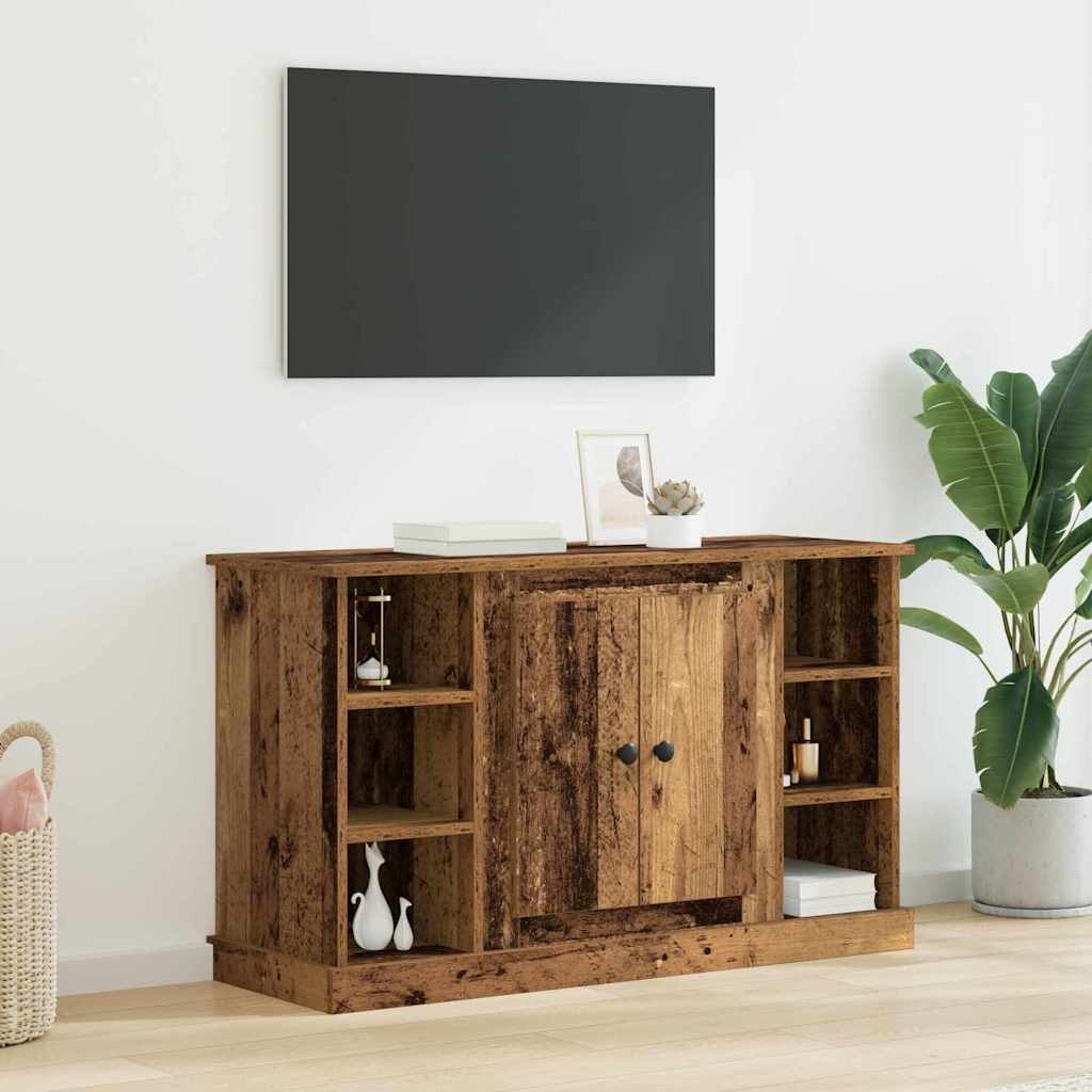 VidaXL Dressoir Oud Hout 100 x 35,5 x 60 cm Bewerkt hout