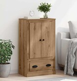 VidaXL Highboard Artisan Eiken 60 x 35,5 x 103,5 cm Bewerkt hout