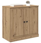 VidaXL Dressoir Artisan Eiken 70 x 35,5 x 67,5 cm Bewerkt hout