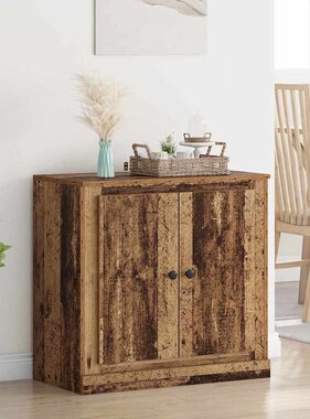 VidaXL Dressoir Oud Hout 70 x 35,5 x 67,5 cm Bewerkt hout