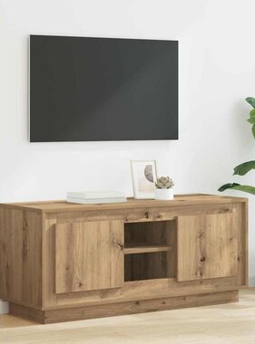 VidaXL TV-kast Artisan Eiken 102 x 35 x 45 cm Bewerkt hout