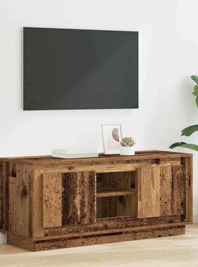 VidaXL TV-kast Oud Hout 102 x 35 x 45 cm Bewerkt hout
