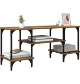 VidaXL TV-kast Oud Hout 102 x 35 x 45,5 cm Gemonteerd hout en ijzer