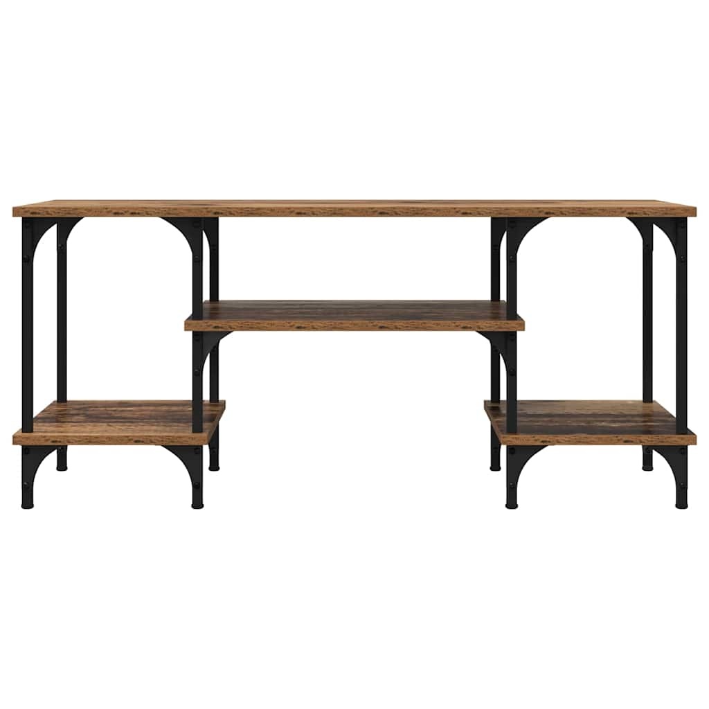 VidaXL TV-kast Oud Hout 102 x 35 x 45,5 cm Gemonteerd hout en ijzer