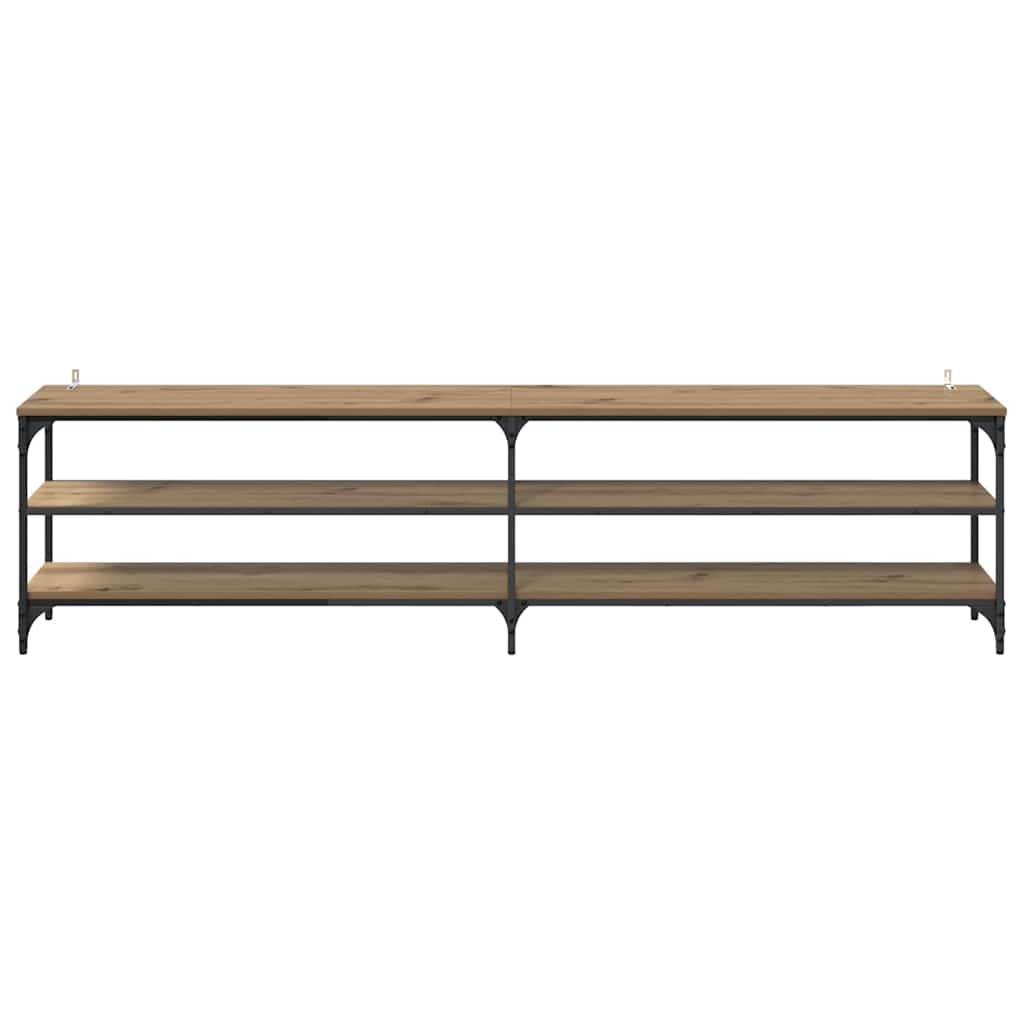 VidaXL TV-kast Artisan Eiken 200 x 30 x 50 cm Gemonteerd hout en ijzer