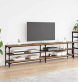 VidaXL TV-kast Oud Hout 200 x 30 x 50 cm Gemonteerd hout en ijzer