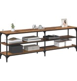 VidaXL TV-kast Oud Hout 160 x 30 x 50 cm Gemonteerd hout en ijzer