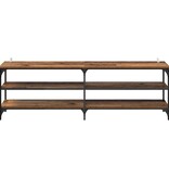 VidaXL TV-kast Oud Hout 160 x 30 x 50 cm Gemonteerd hout en ijzer