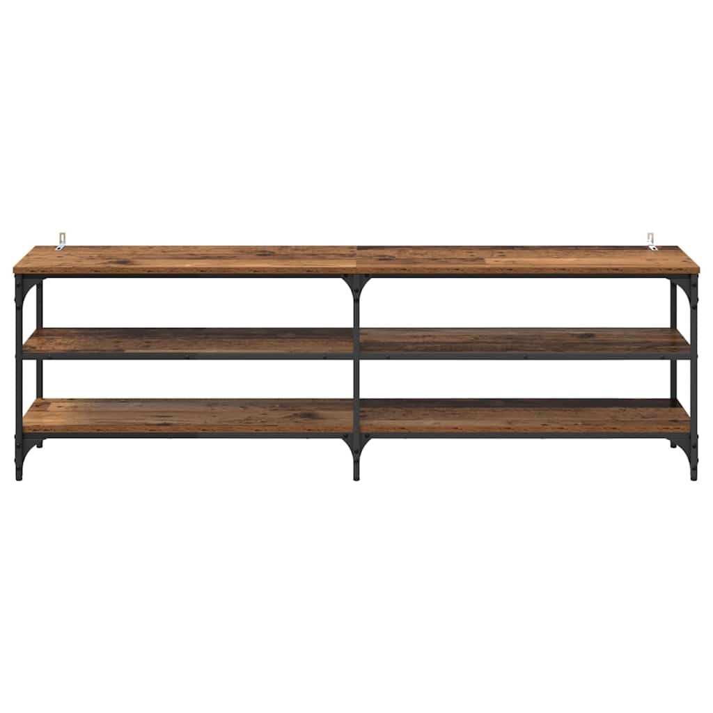 VidaXL TV-kast Oud Hout 160 x 30 x 50 cm Gemonteerd hout en ijzer