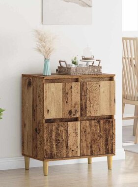 VidaXL Dressoir Oud Hout 60 x 35 x 70 cm Bewerkt hout