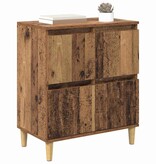 VidaXL Dressoir Oud Hout 60 x 35 x 70 cm Bewerkt hout