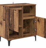 VidaXL Dressoir Oud hout 60 x 35 x 70 cm Bewerkt hout