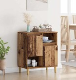 VidaXL Dressoir Oud hout 35 x 60 x 70 cm Bewerkt hout