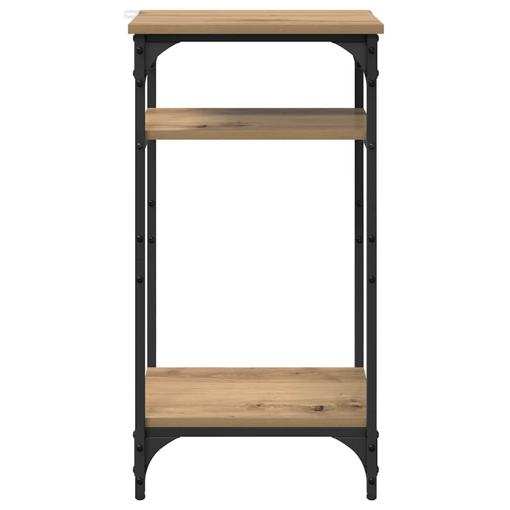 VidaXL Bijzettafel Artisan Eiken 40 x 30 x 75 cm Bewerkt hout