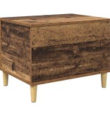 VidaXL Nachtkastje Oudhout 60 x 44,5 x 45 cm Bewerkt hout