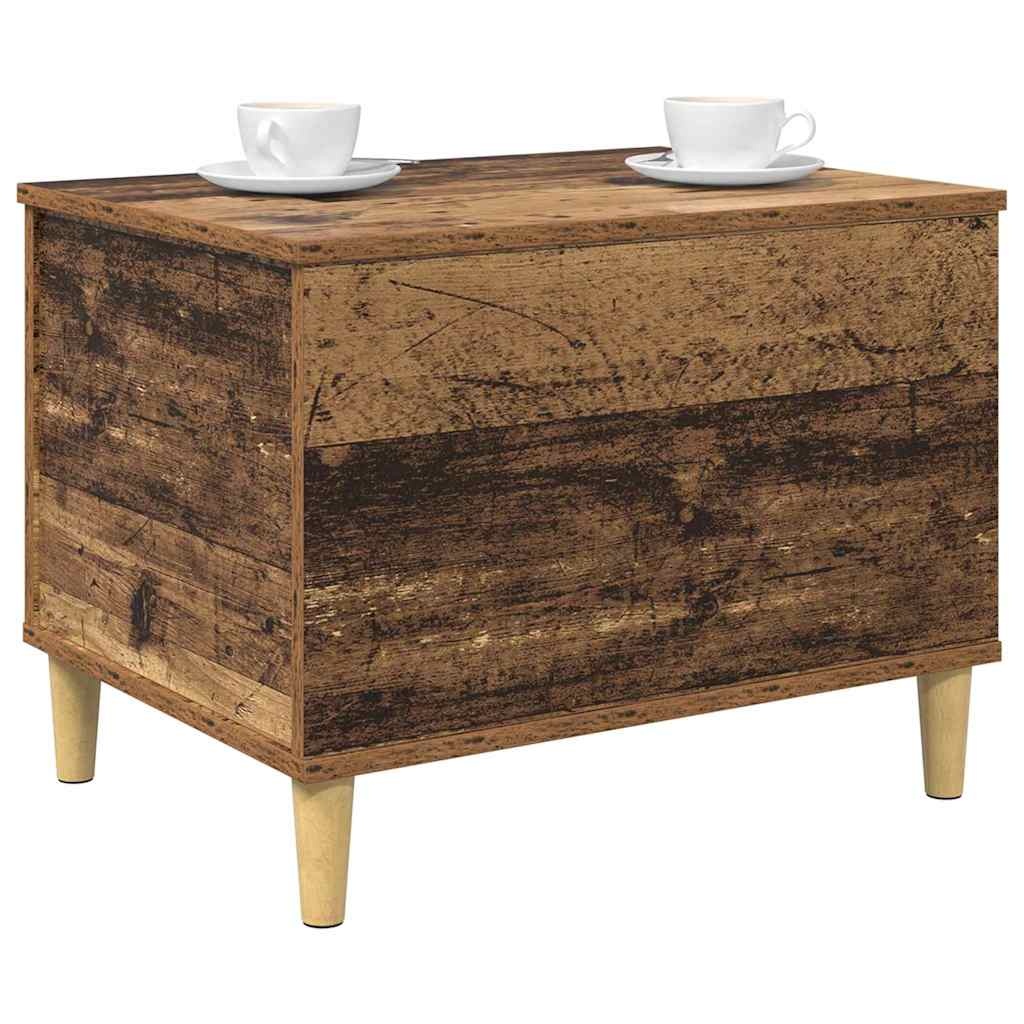 VidaXL Nachtkastje Oudhout 60 x 44,5 x 45 cm Bewerkt hout