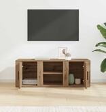 VidaXL TV-kast Artisan Eiken 100 x 31,5 x 35 cm Bewerkt hout