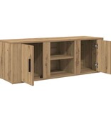 VidaXL TV-kast Artisan Eiken 100 x 31,5 x 35 cm Bewerkt hout