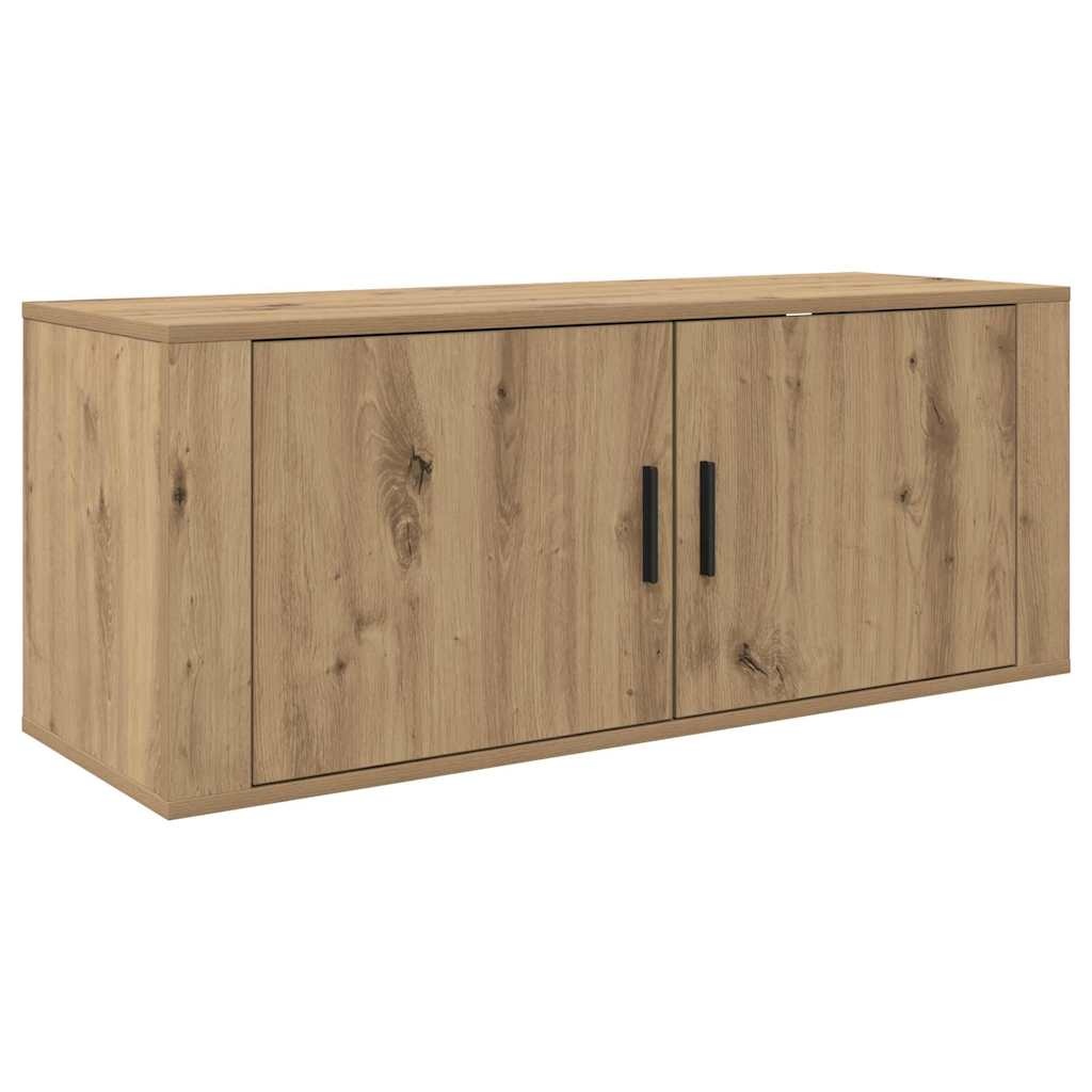 VidaXL Wandgemonteerde TV-kast Artisan Eiken 100 x 34,5 x 40 cm