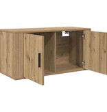VidaXL Wandgemonteerde TV-kast Wandgemonteerd artisanaal eikenkleurig