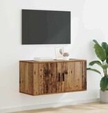 VidaXL Wandgemonteerde TV-kast Oud hout 80 x 34.5 x 40 cm Bewerkt hout