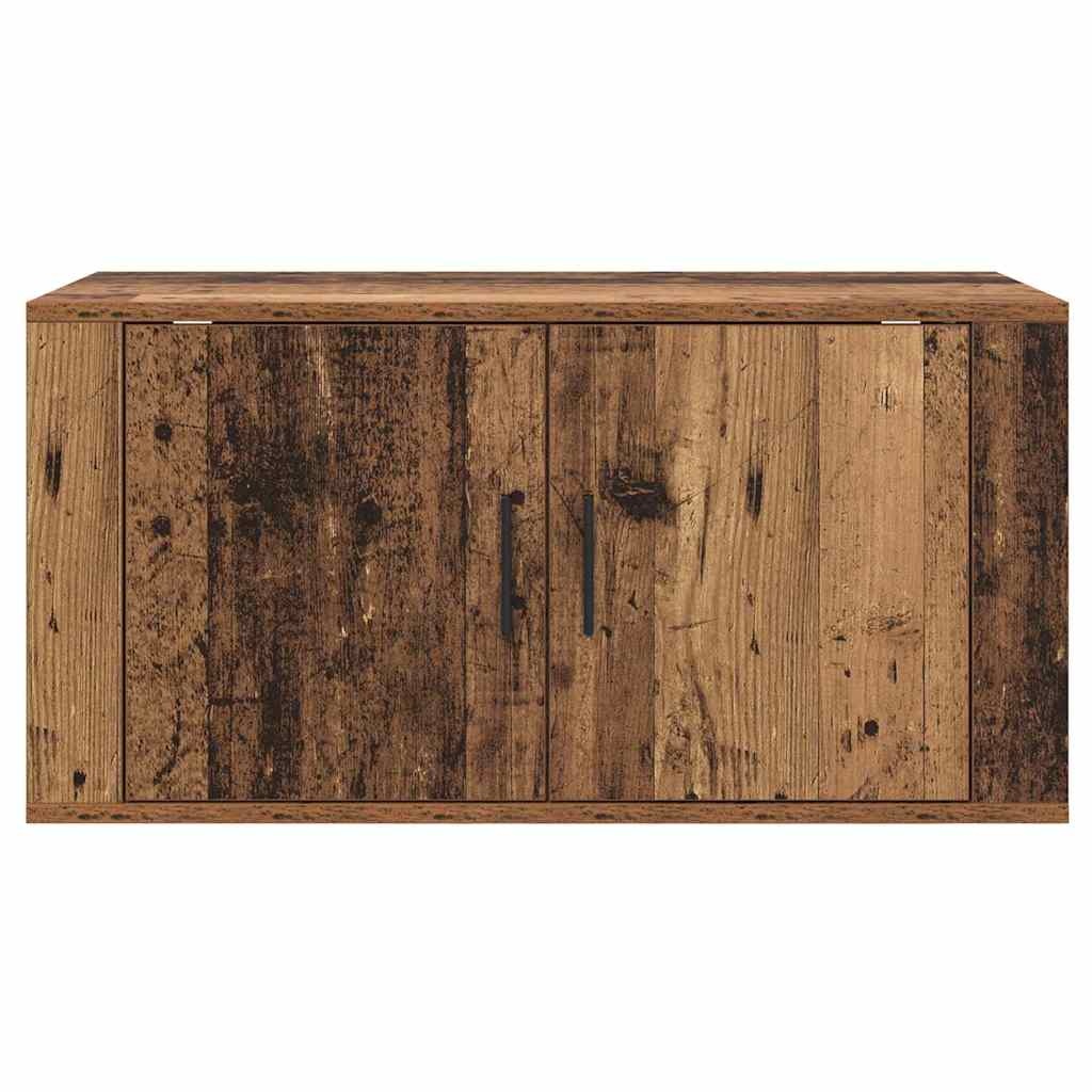VidaXL Wandgemonteerde TV-kast Oud hout 80 x 34.5 x 40 cm Bewerkt hout