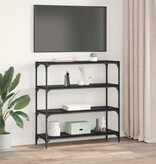 VidaXL Boekenkast Zwart Eiken 100 x 33 x 100 cm