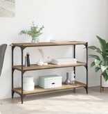 VidaXL Boekenkast artisanaal eikenkleurig 100 x 33 x 70,5 cm