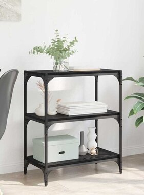 VidaXL Boekenkast Zwart eiken 60 x 33 x 70,5 cm