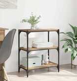 VidaXL Boekenkast artisanaal eikenkleurig 60 x 33 x 70,5 cm