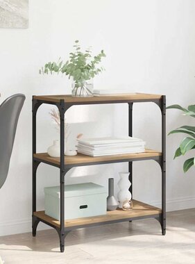 VidaXL Boekenkast artisanaal eikenkleurig 60 x 33 x 70,5 cm