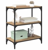 VidaXL Boekenkast artisanaal eikenkleurig 60 x 33 x 70,5 cm