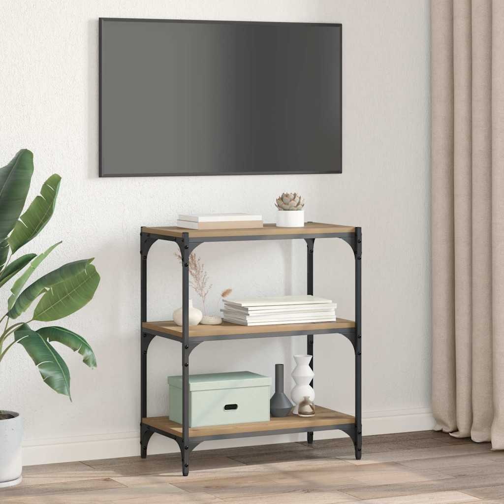 VidaXL Boekenkast artisanaal eikenkleurig 60 x 33 x 70,5 cm