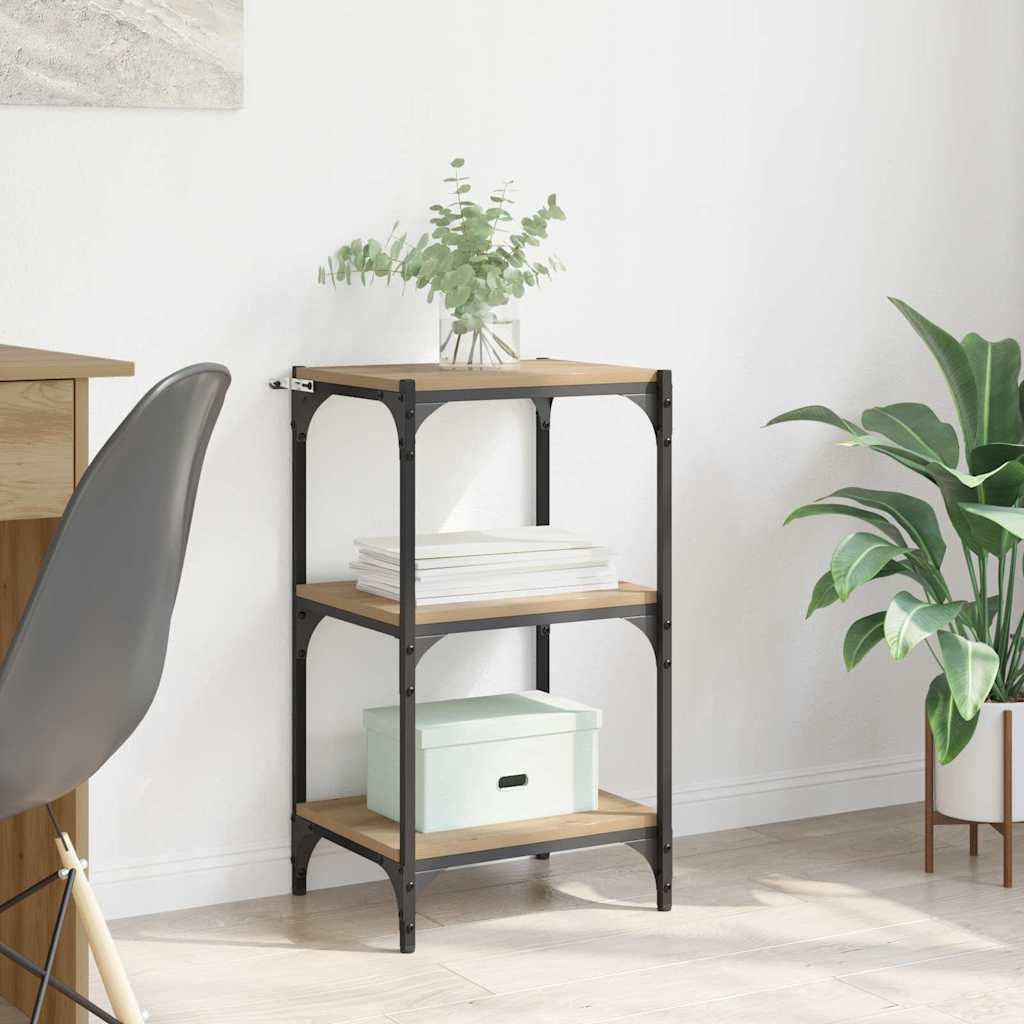 VidaXL Boekenkast artisanaal eikenkleurig 40 x 33 x 70,5 cm